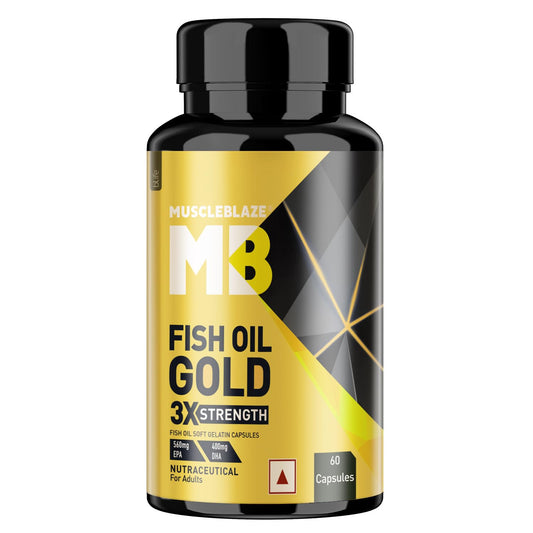MuscleBlaze Omega 3 Fish Oil Gold