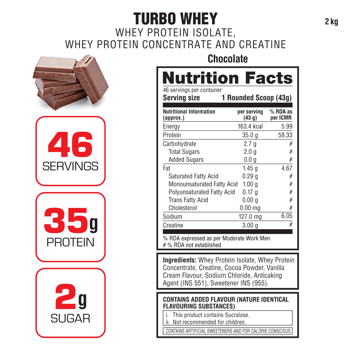 TURBO WHEY – ISOLATE, CONCENTRATE, AND CREATINE